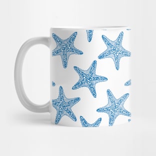 Underwater pattern #16 blue Mug